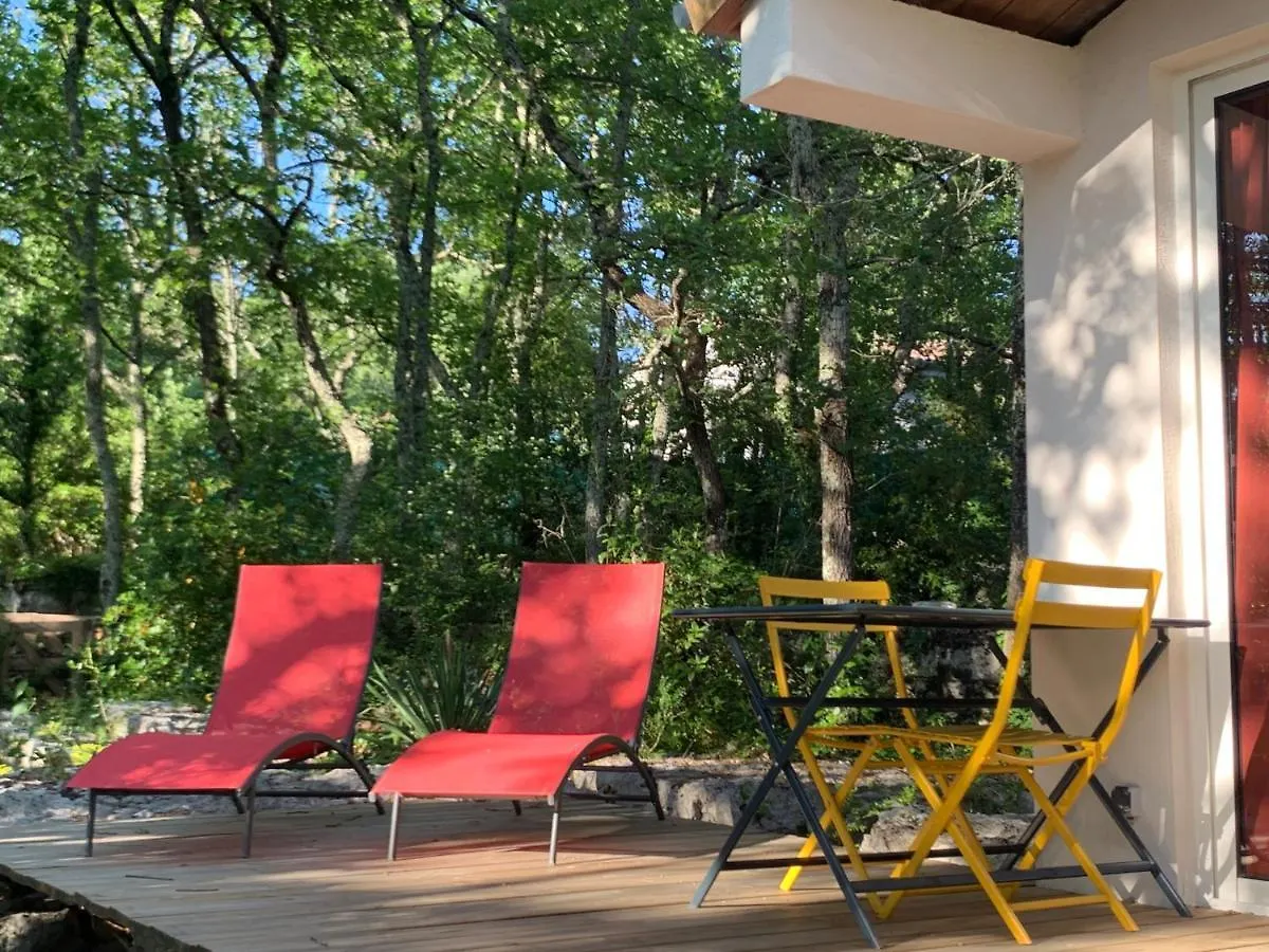 Appartement Le Mazet studio avec terrasse et spa privatif Saint Alban Auriolles France
